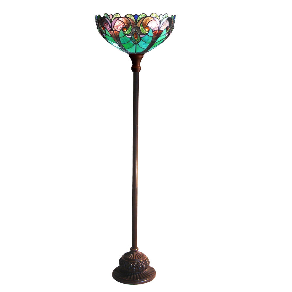 LIAISON -style 1 Light Victorian Torchiere Floor Lamp 15