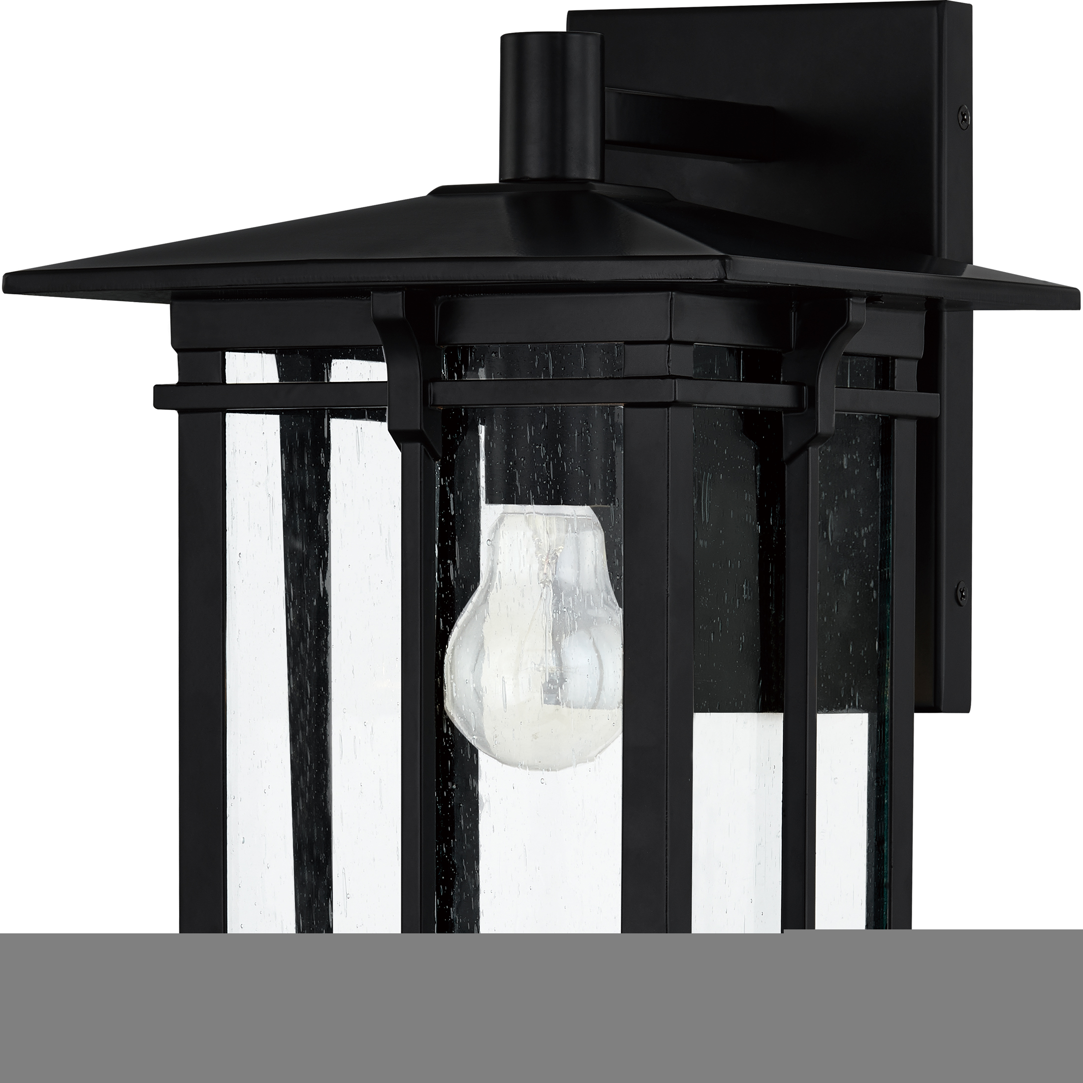 Ashley Harbour Finn 1Light Matte Black Outdoor Wall Lantern  Crowdfused