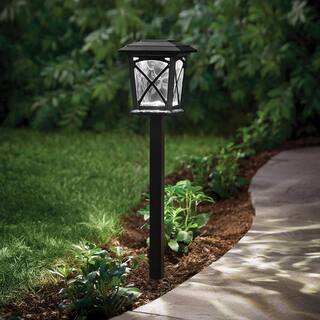 Hampton Bay Black Springs Low Voltage Black LED Path Light 99160