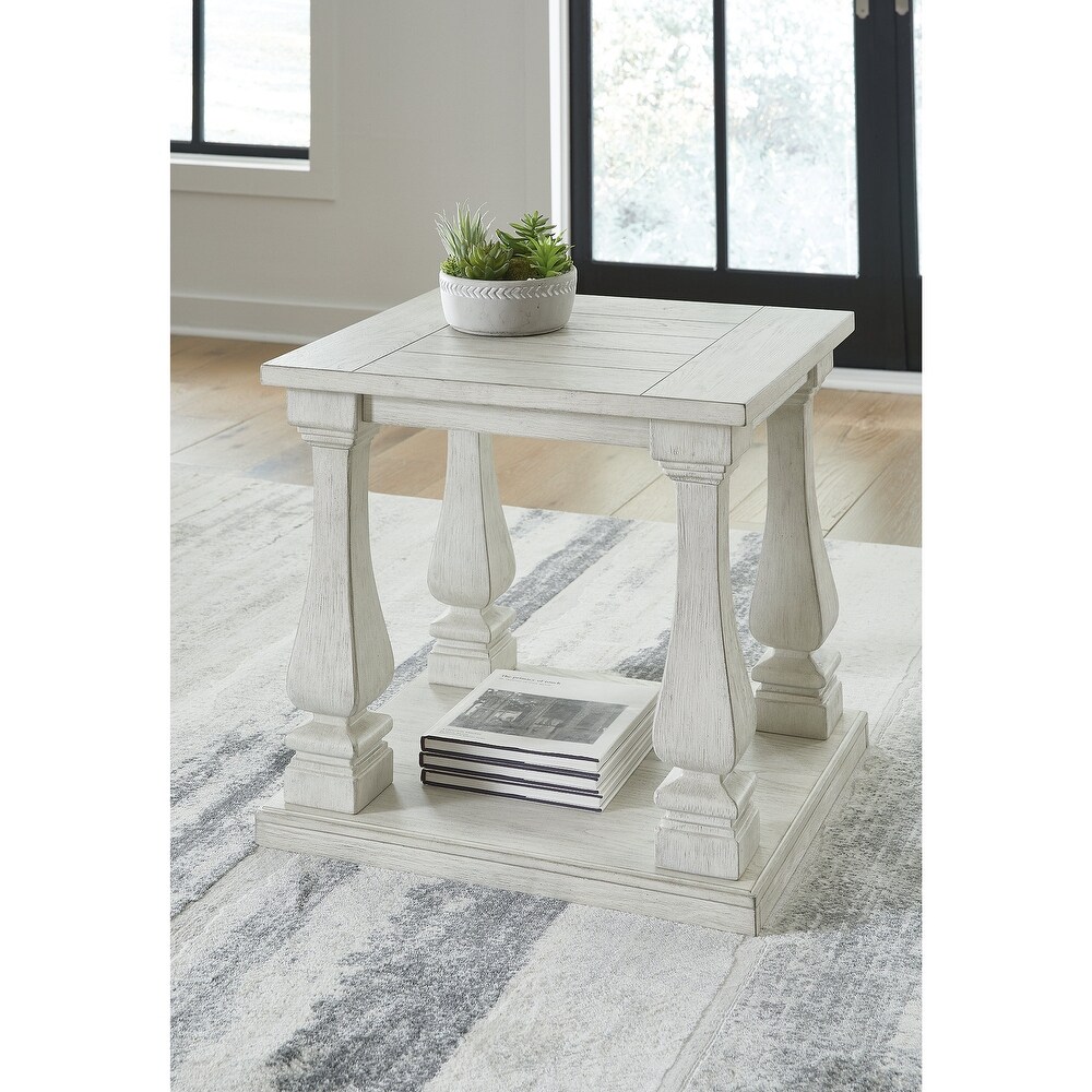 Signature Design by Ashley Arlendyne White End Table   27\