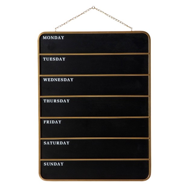 Wooden Sign Calendar Wall Decor Black Olivia amp May