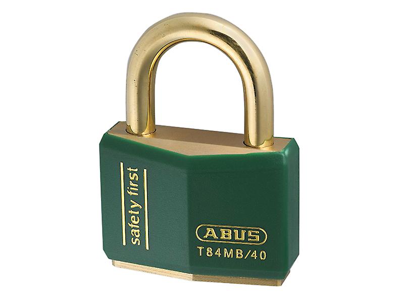 ABUS T84MB/40mm Green Rustproof Padlock Keyed Alike 8403 ABUKA37823