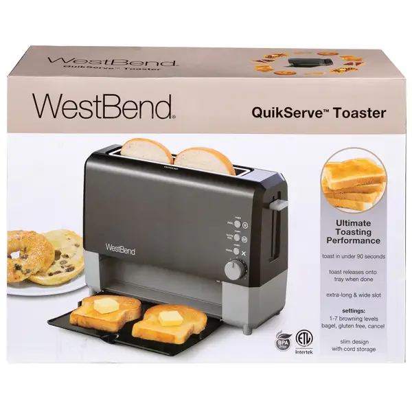 West Bend 2-Slice QuickServe Toaster