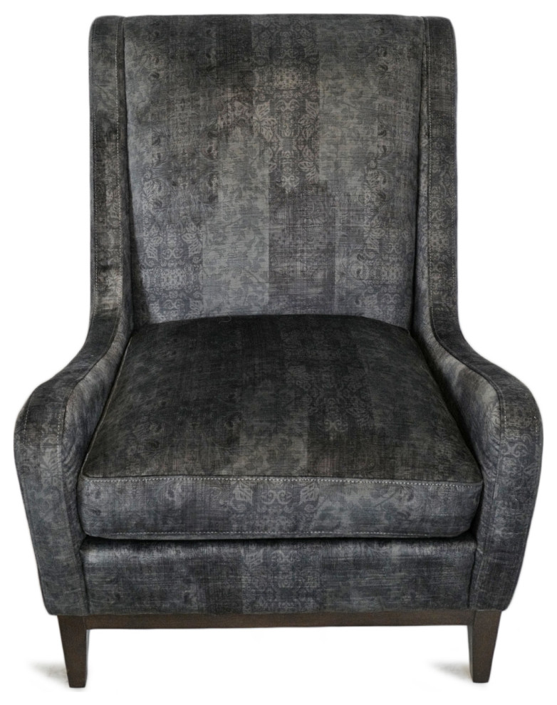 Marco Slate Accent Chair   Transitional   Armchairs And Accent Chairs   by Design Mix Furniture  Houzz