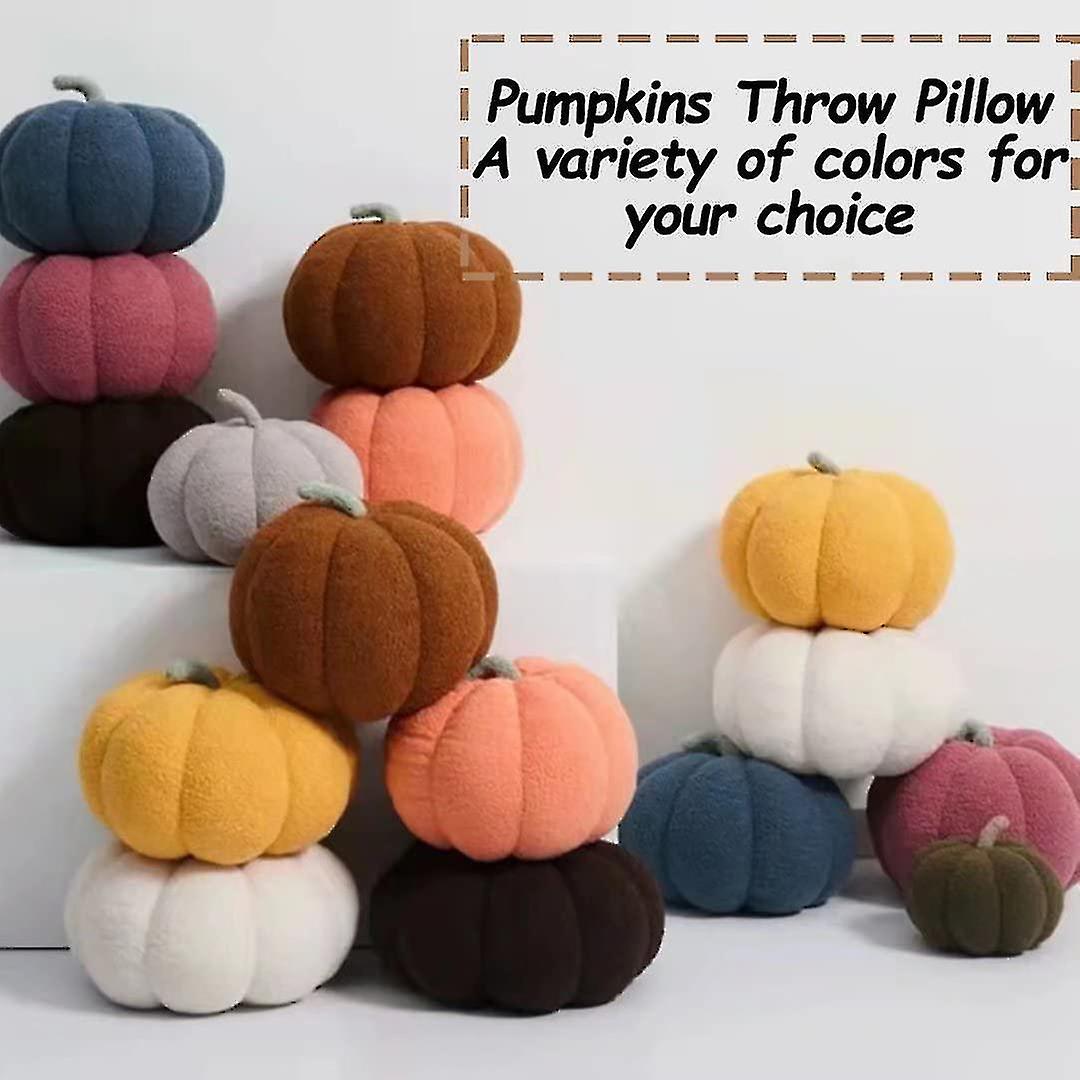 Throw Pillows For Bed Farmhouse Household Soft Pumpkin Throw Decoration Pillow Sofa Lumbar Cushion F