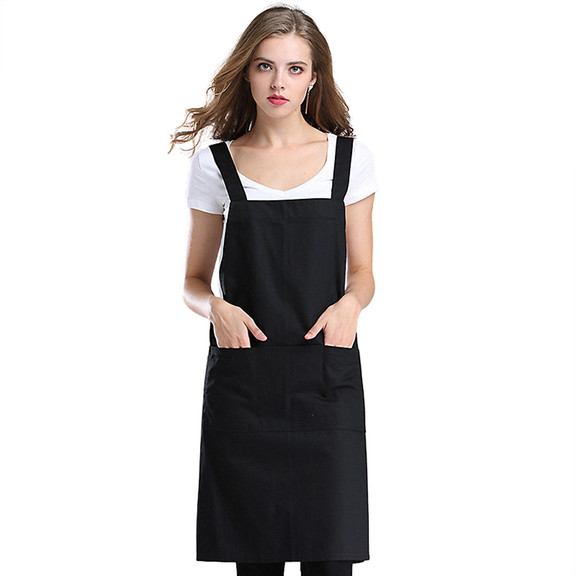 TOPTIE Pure Cotton Kitchen Chef Apron with Pockets...