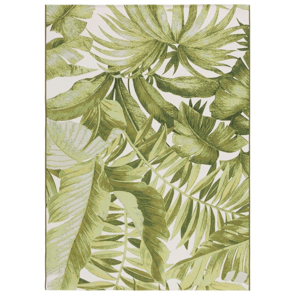 SAFAVIEH Barbados Ennia Tropical Indoor/Outdoor Waterproof Rug