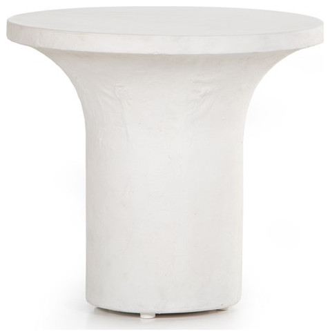 Carnig End Table White Concrete   Modern   Side Tables And End Tables   by Virgil Stanis Design  Houzz