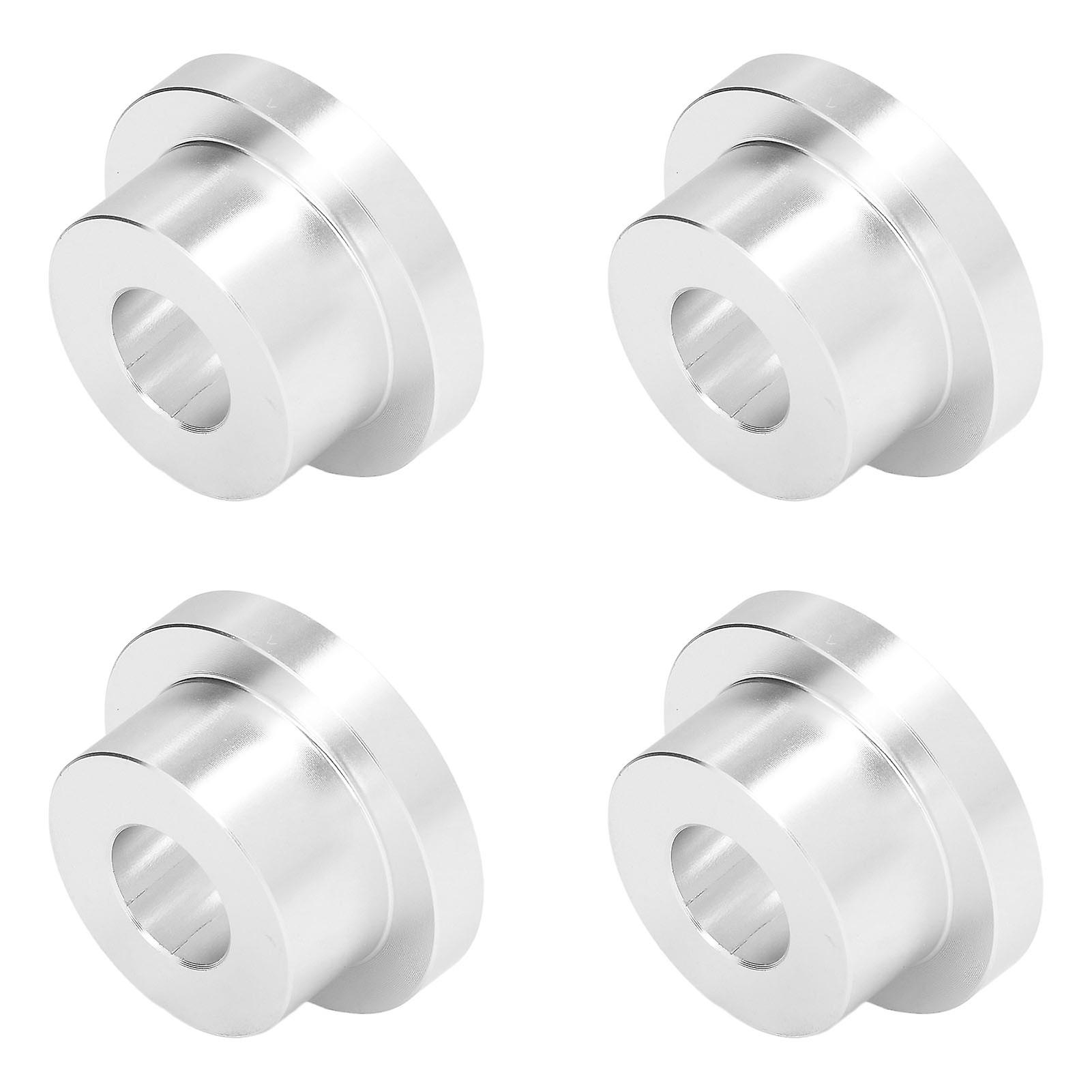 4pcs Billet Handlebar Riser Bushing Solid Cnc T6 Aluminium Alloy Accessory Set Kit For Fxrsilver