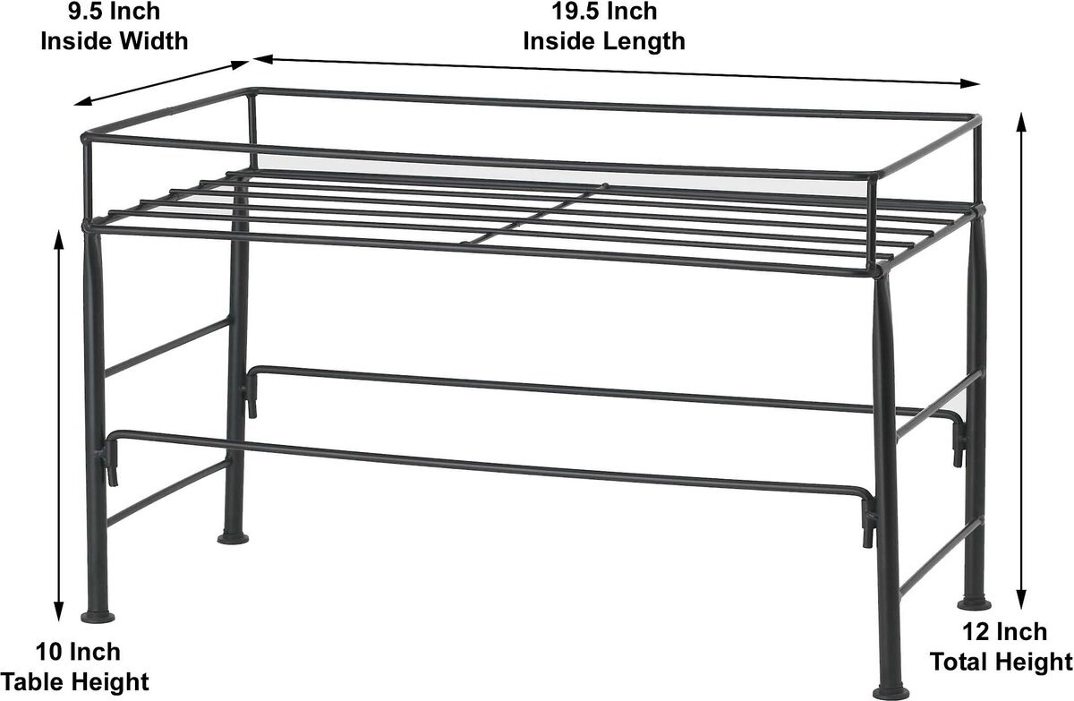 PetRageous Designs Set The Table Non-Skid Pet Bowl Wire Stand