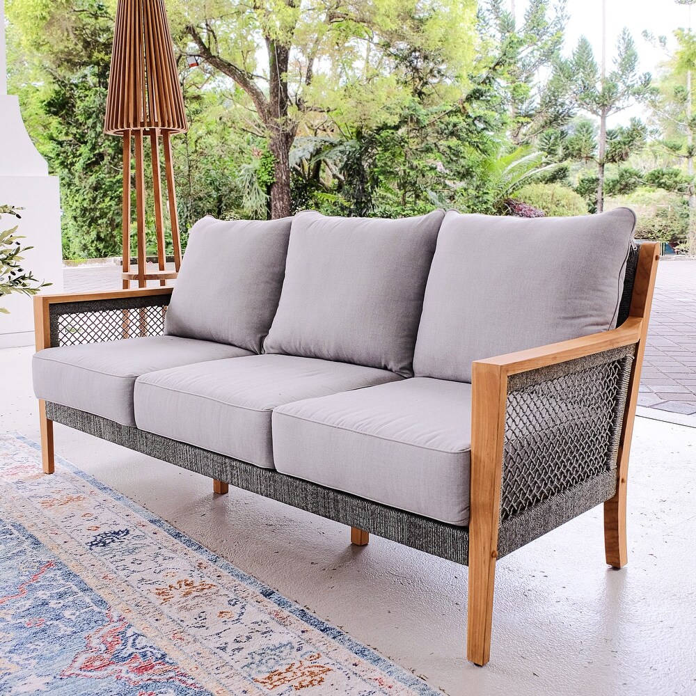 Cambridge Casual Nassau Teak Patio Sofa