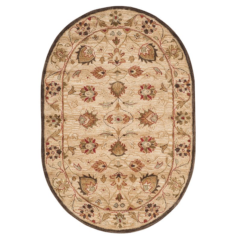 Safavieh Antiquity Margaret Framed Floral Wool Rug