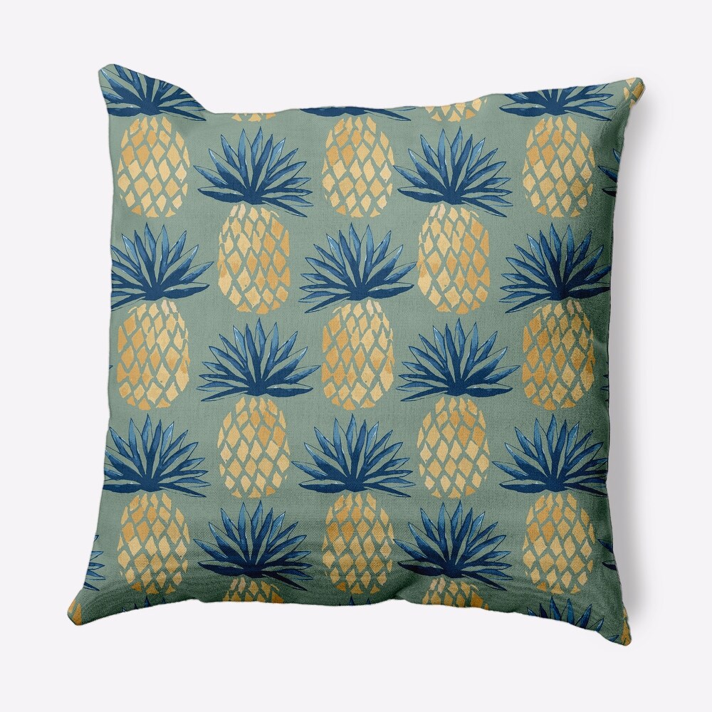 Pineapple Stripes Nautical Decorative Indoor Pillow