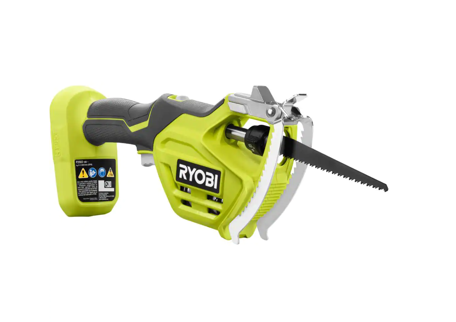 RYOBI P2503BTL ONE+ 18V Electric Cordless Pruning Reciprocating Saw (Tool Only)