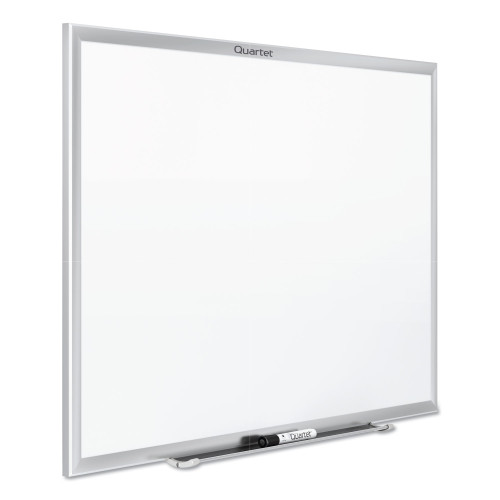 Quartet Classic Series Total Erase Dry Erase Board， 60 x 36， Silver Aluminum Frame (S535)