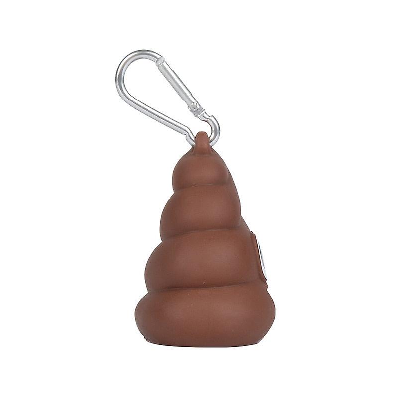 Poop shaped dog poo bag dispenser