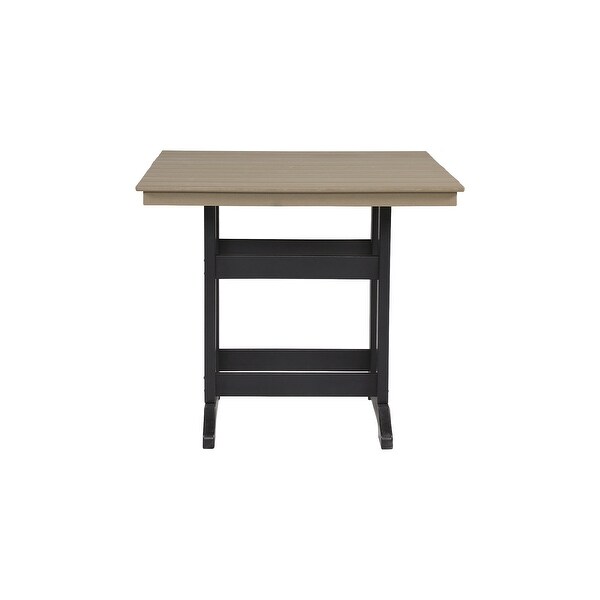 Signature Design by Ashley Transville Outdoor Poly All Weather Counter Height Dining Table