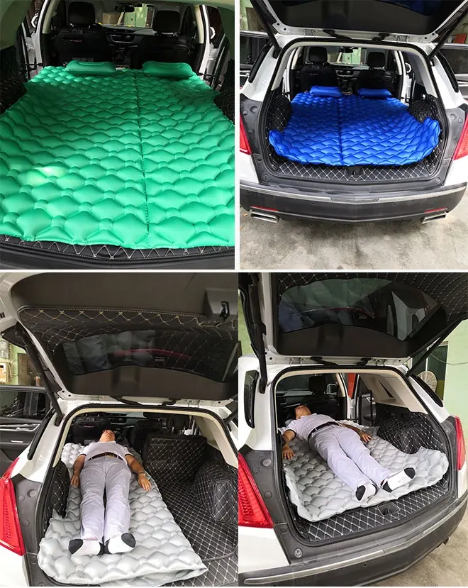 travel portable car camping sleeping pad inflatable suv air mattress