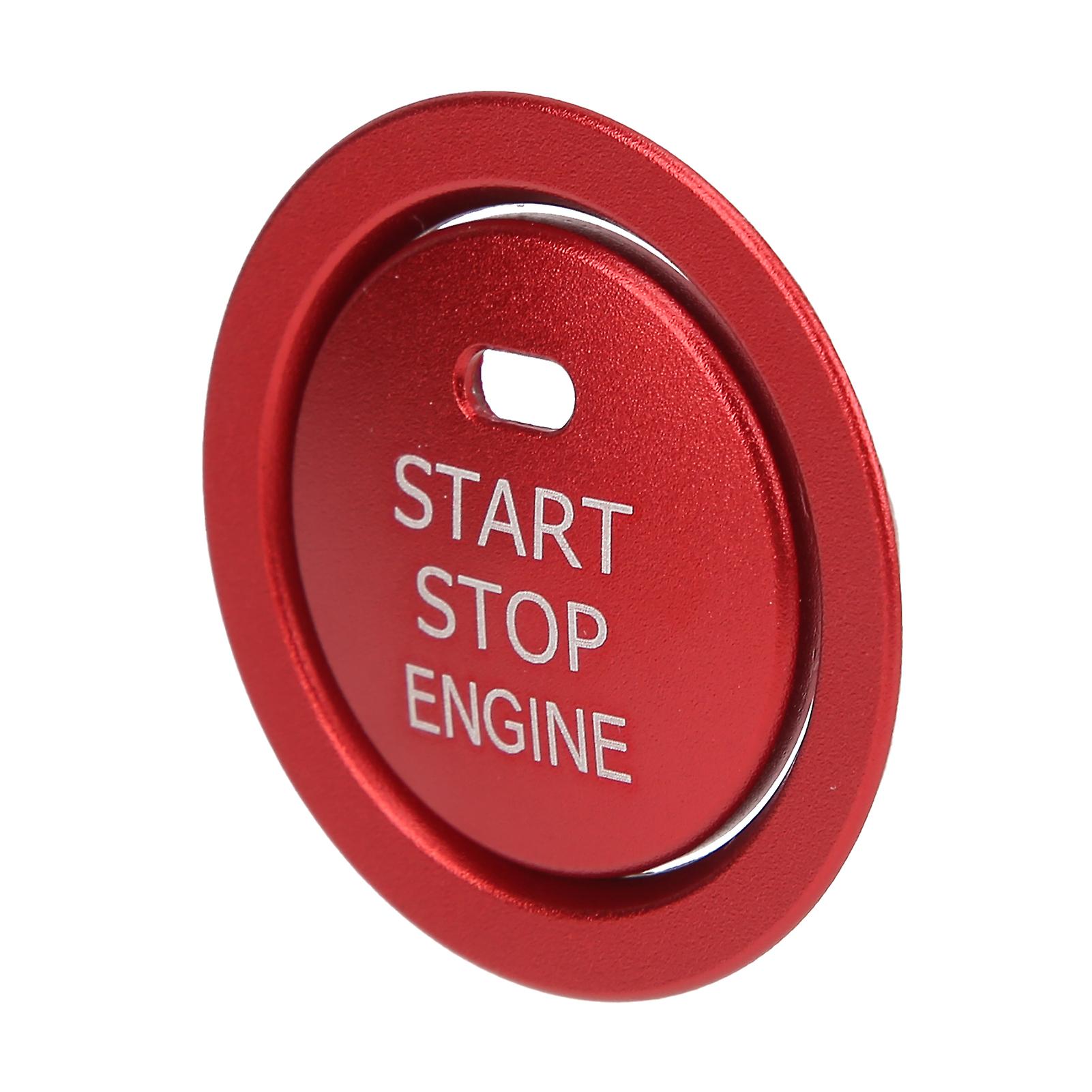 Engine Stop Button Cap Aluminum Alloy Red Auto Interior Parts Replacement For Wildlander 2020