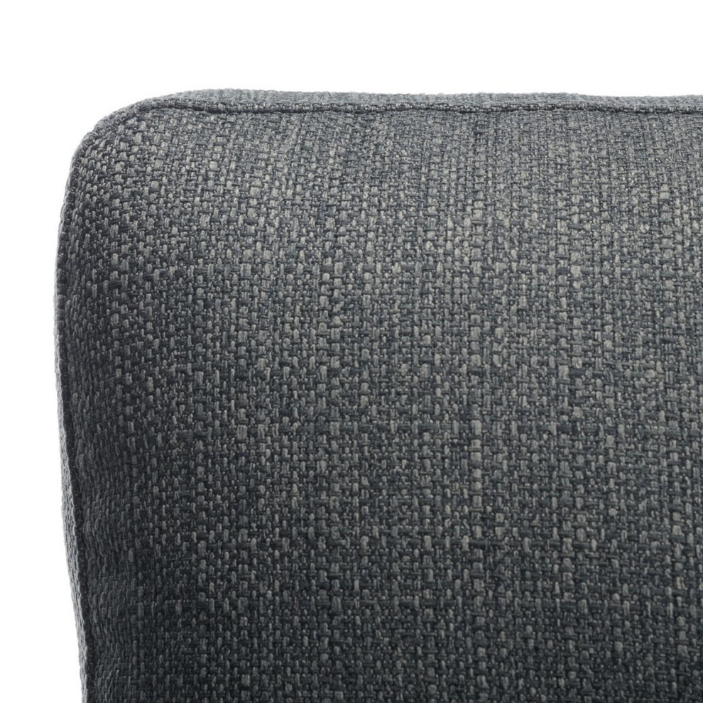 Safavieh Couture Gneiss Modern Linen Arm Chair Slate Grey   Midcentury   Armchairs And Accent Chairs   by Safavieh  Houzz