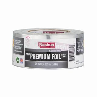 Nashua Tape 2.5 in. x 60 yd. 324A Premium Foil HVAC UL Listed Sealer Duct Tape 1542698