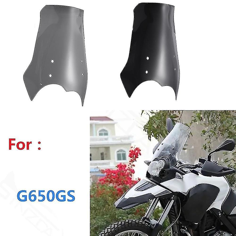 Motorcycle Windscreen Windshield Wind Deflector Front Class Black For G650gs G650 Gs