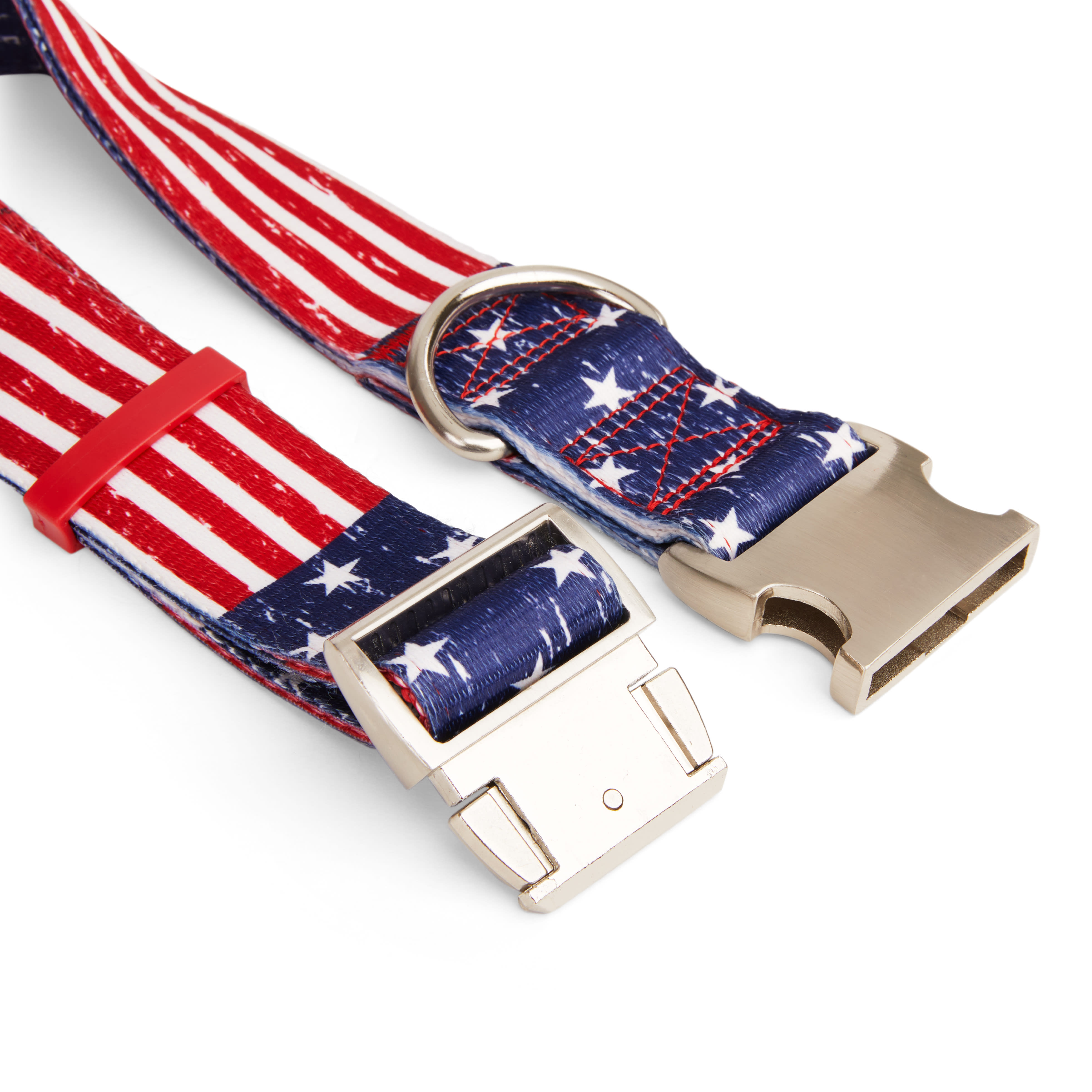 YOULY American Flag Big Dog Collar， X-Large/XX-Large