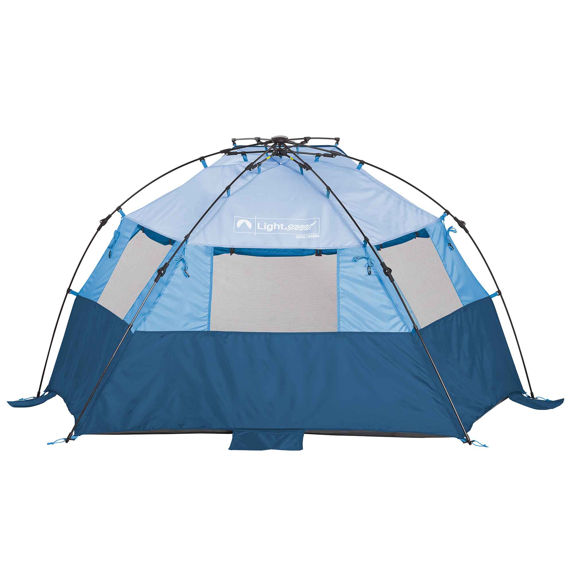 Lightspeed Outdoors Quick Cabana Beach Tent Sun Shelter (Blue Tides)