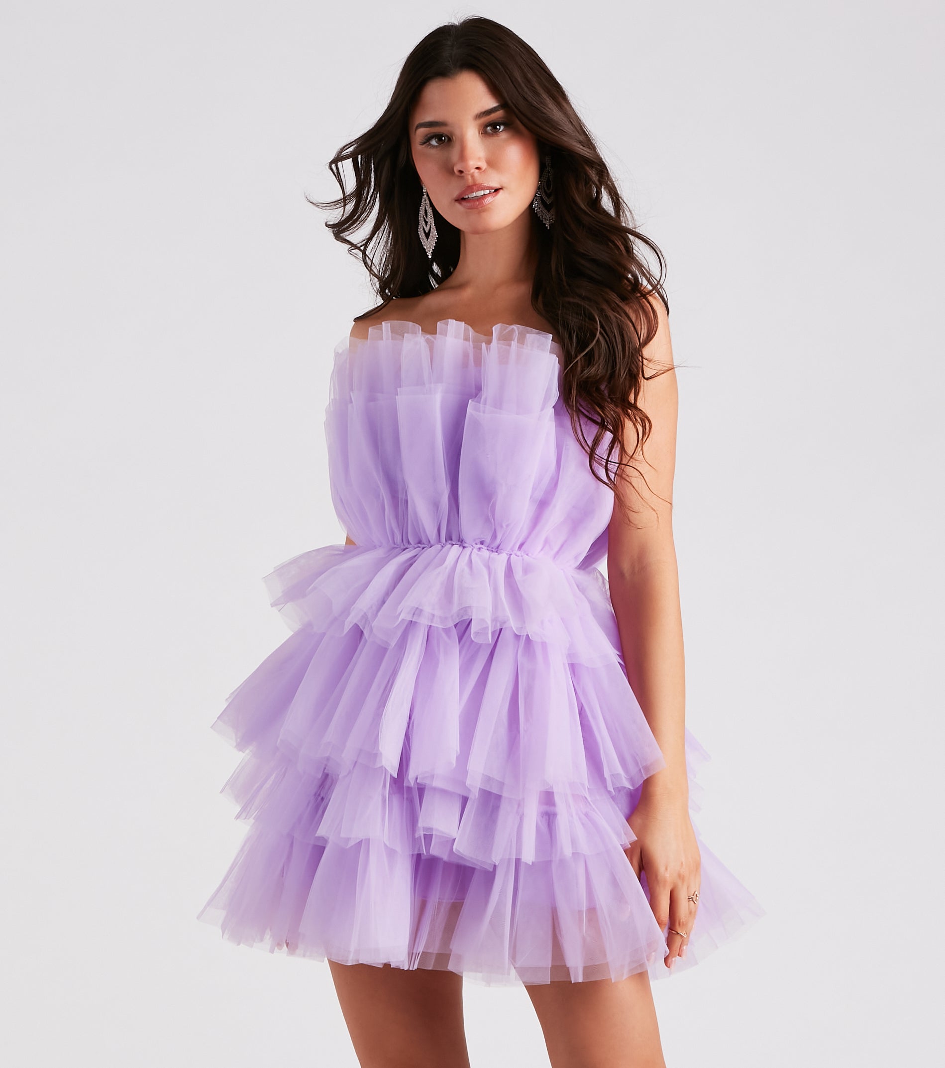 Kayla Tulle Short Party Dress