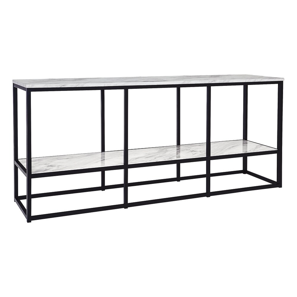 Donnesta Contemporary Extra Large TV Stand  Steel