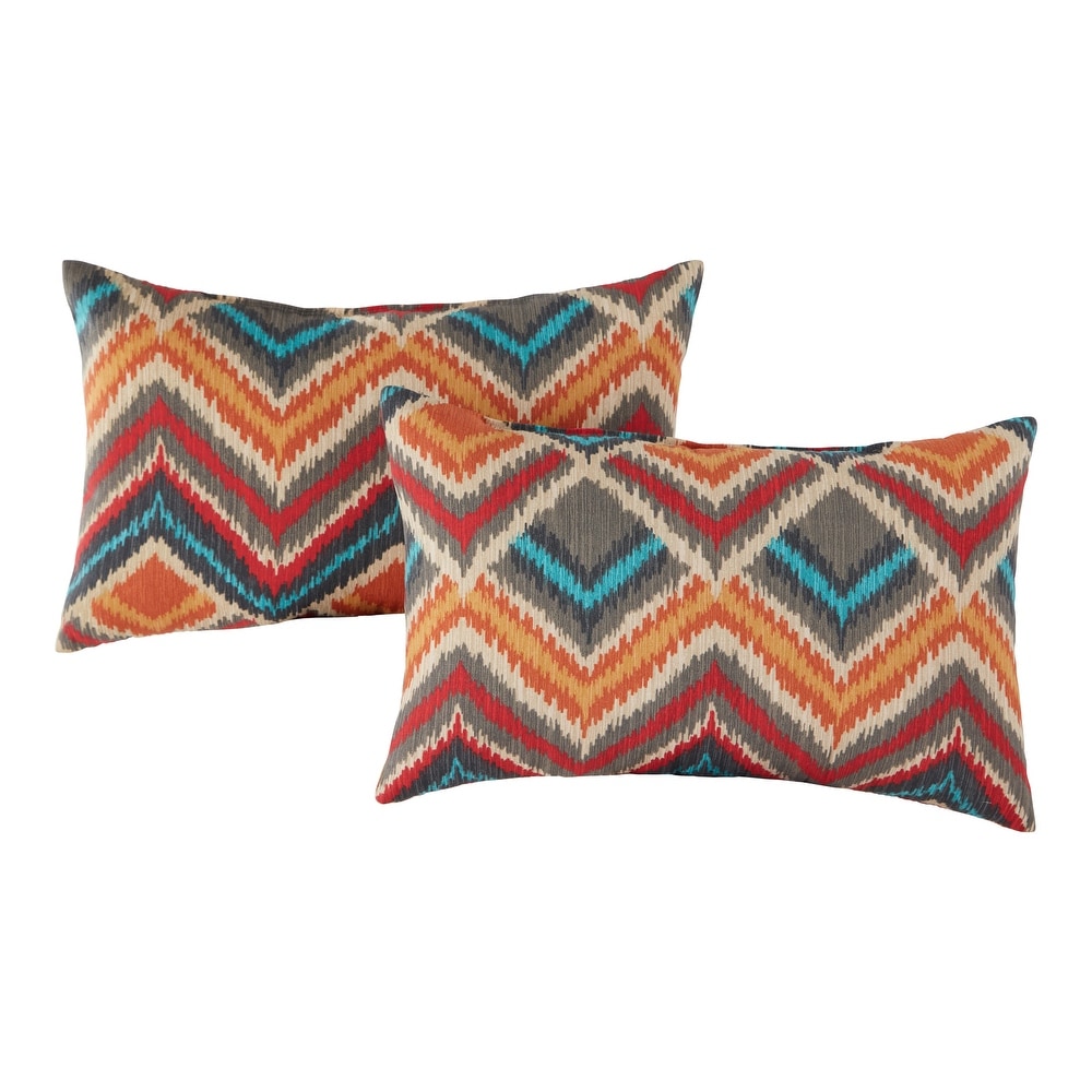 Greendale Global Outdoor Accent Pillow (Set of 2)   19 W x 12 H