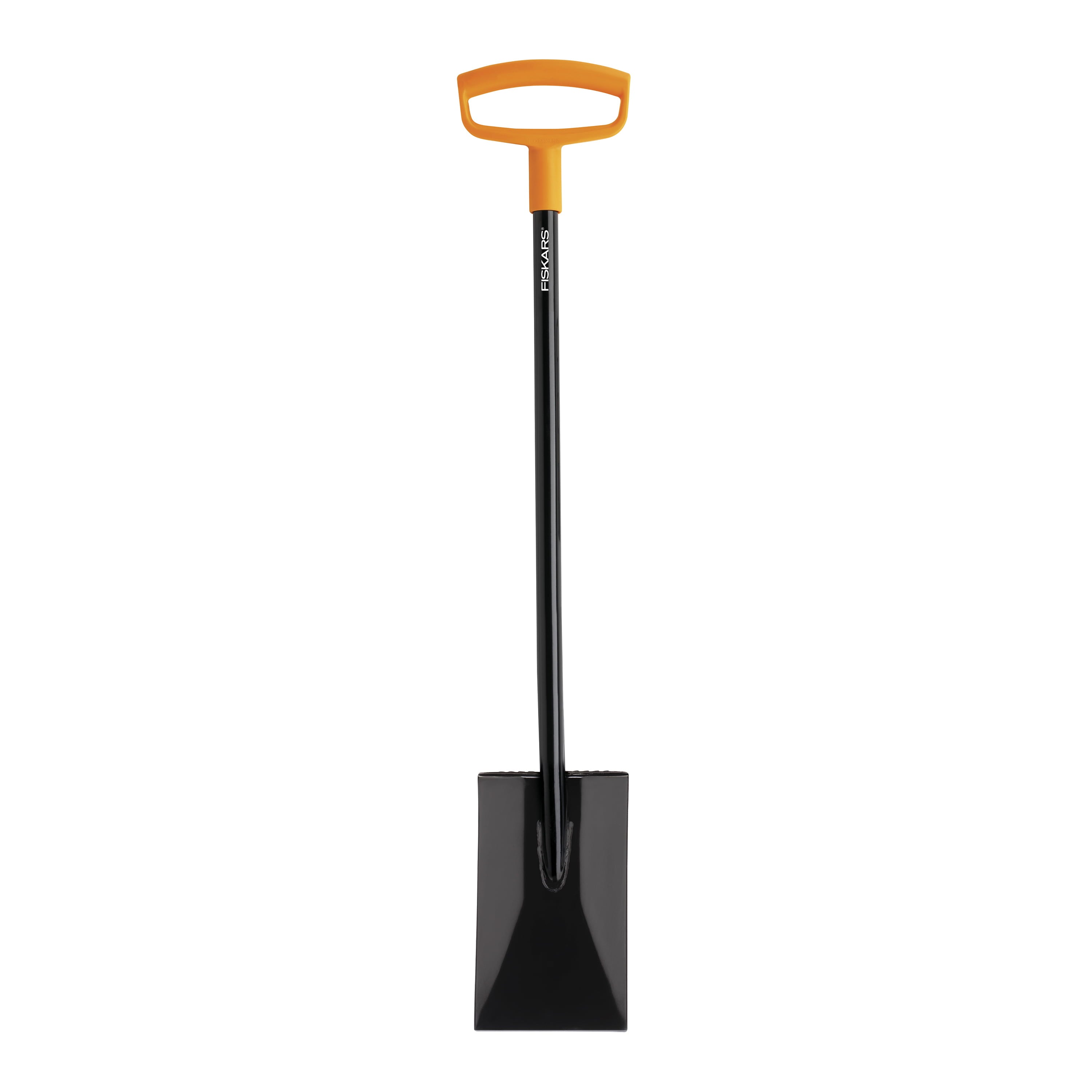 Fiskars Steel D-Handle Square Garden Spade Shovel with Extra-Large Handle