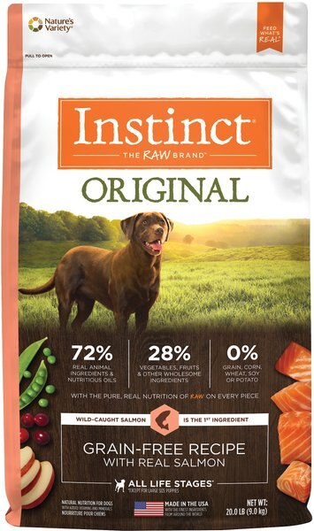 Instinct Original Grain-Free Recipe with Real Salmon Freeze-Dried Raw Coated Dry Dog Food