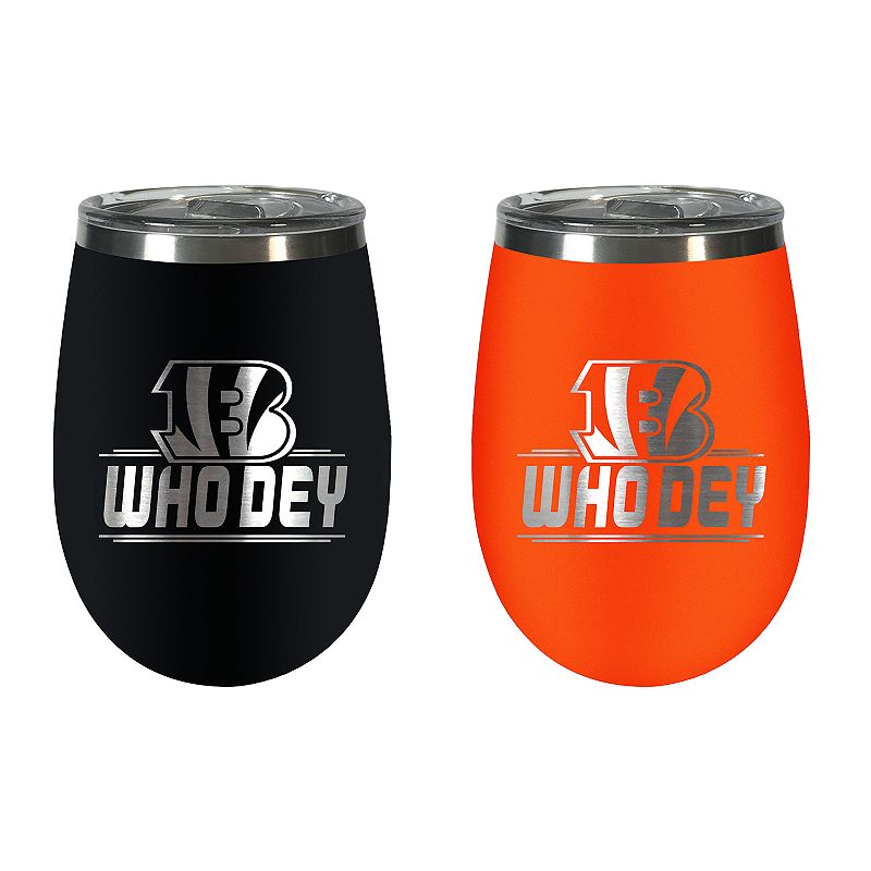 Cincinnati Bengals Wine Tumbler Set