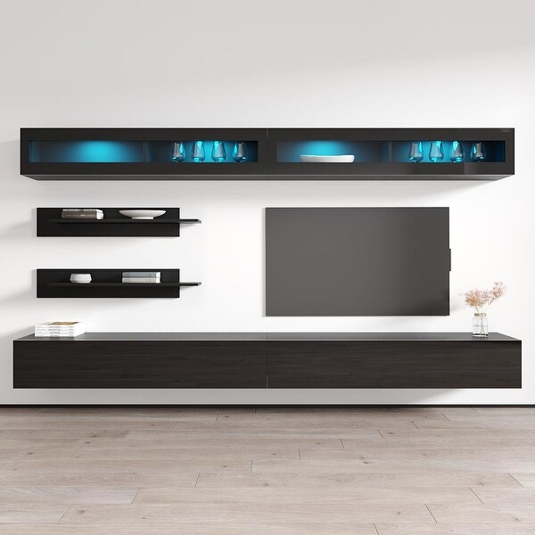 Fly I2 30TV Wall-mounted Floating Modern Entertainment Center