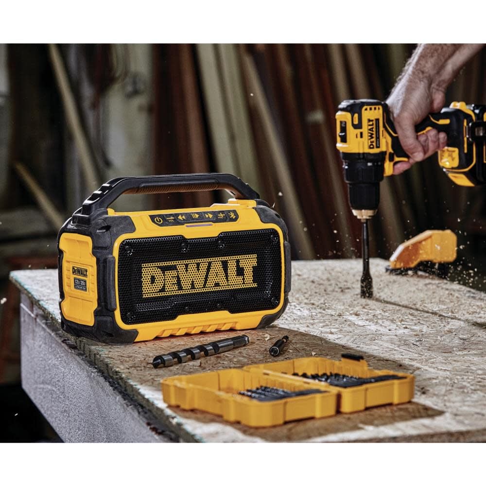 DW 12V/20V MAX Jobsite Bluetooth Speaker DCR010 from DW