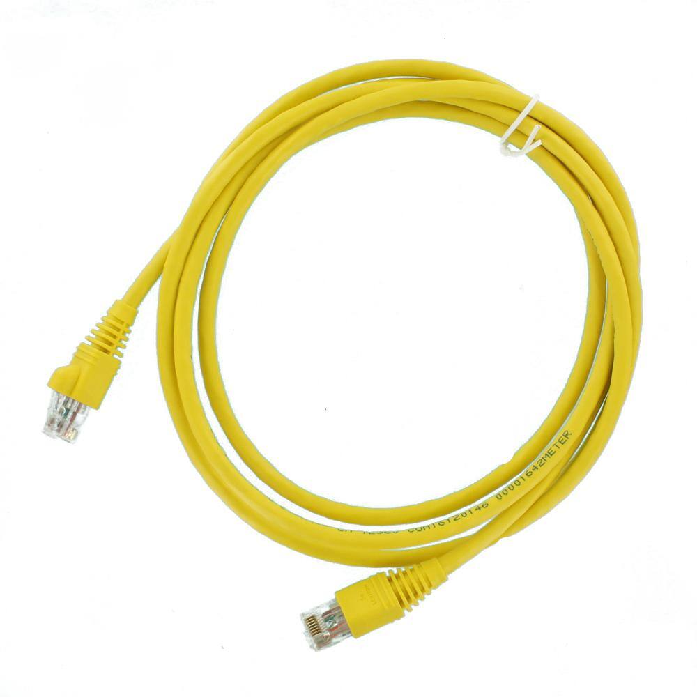 Leviton GigaMax 7 ft. Cat 5e Patch Cord Yellow 5G460-7Y