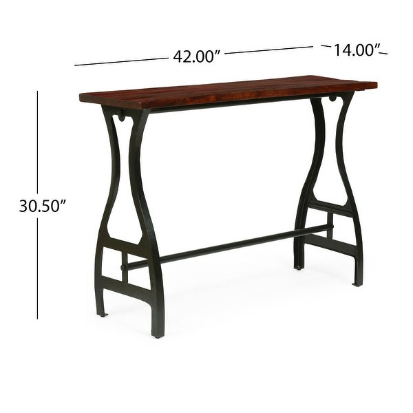 Ascutney Acacia Wood Console Table by Christopher Knight Home