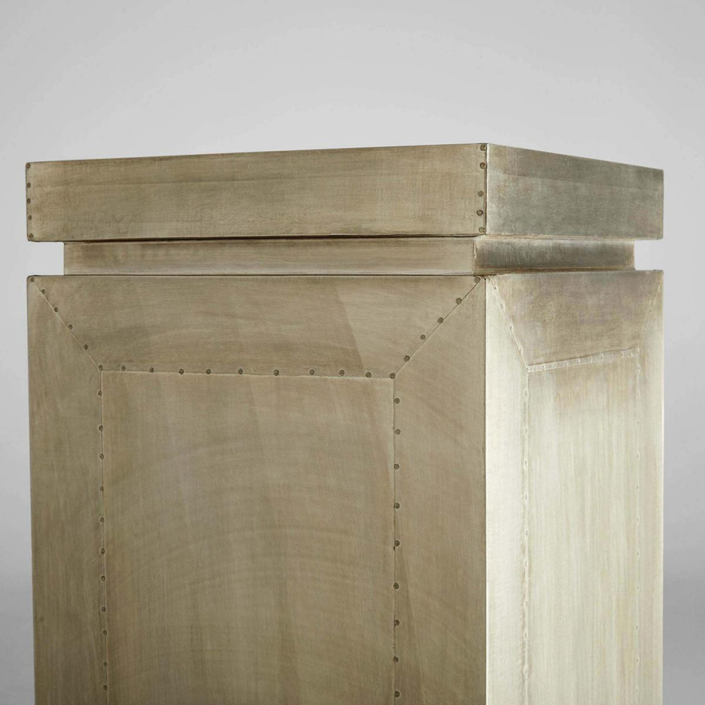 Anatolia End or Side Table  Antique White   Transitional   Side Tables And End Tables   by Lighting New York  Houzz