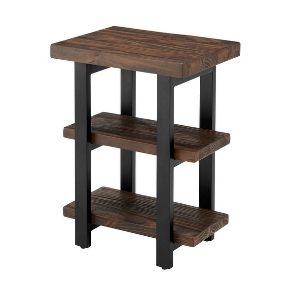 Carbon Loft Lawrence 2-shelf Rustic End Table