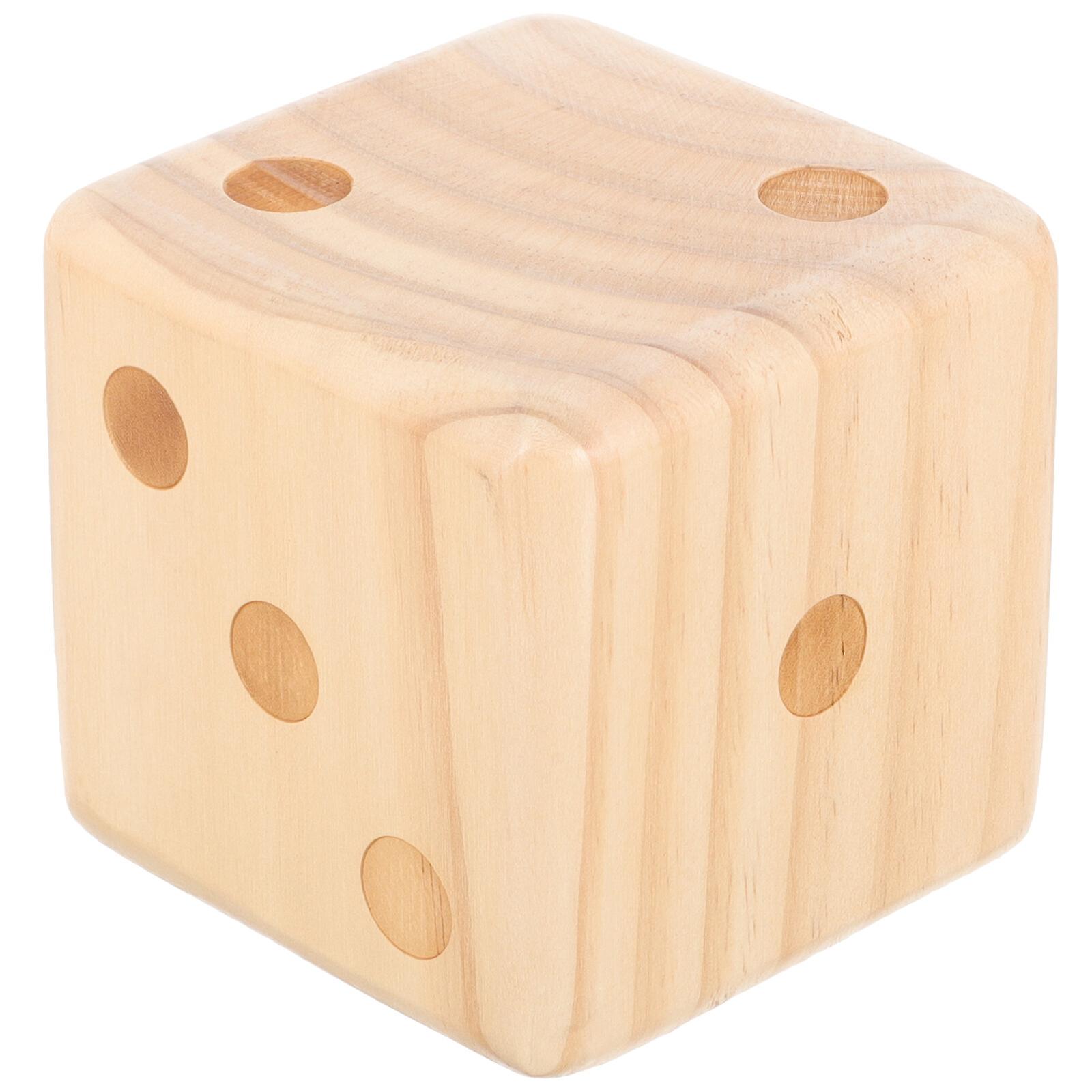 Wood Dice Lawn Game Wooden Dice Big Dice Wooden Dice Large Wood Backyard Game Dice