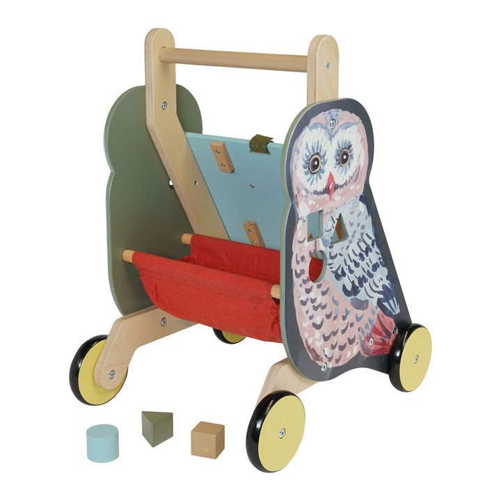 Wildwoods Owl Push Cart by Manhattan Toy