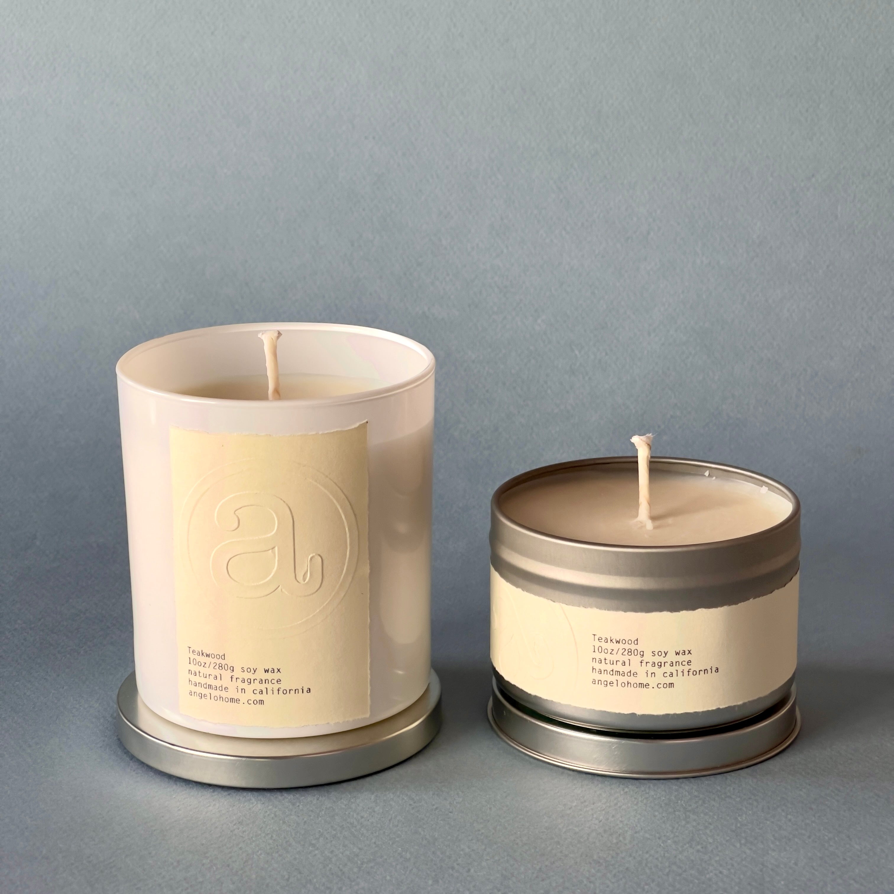 angelo:HOME Teakwood Scented Candle