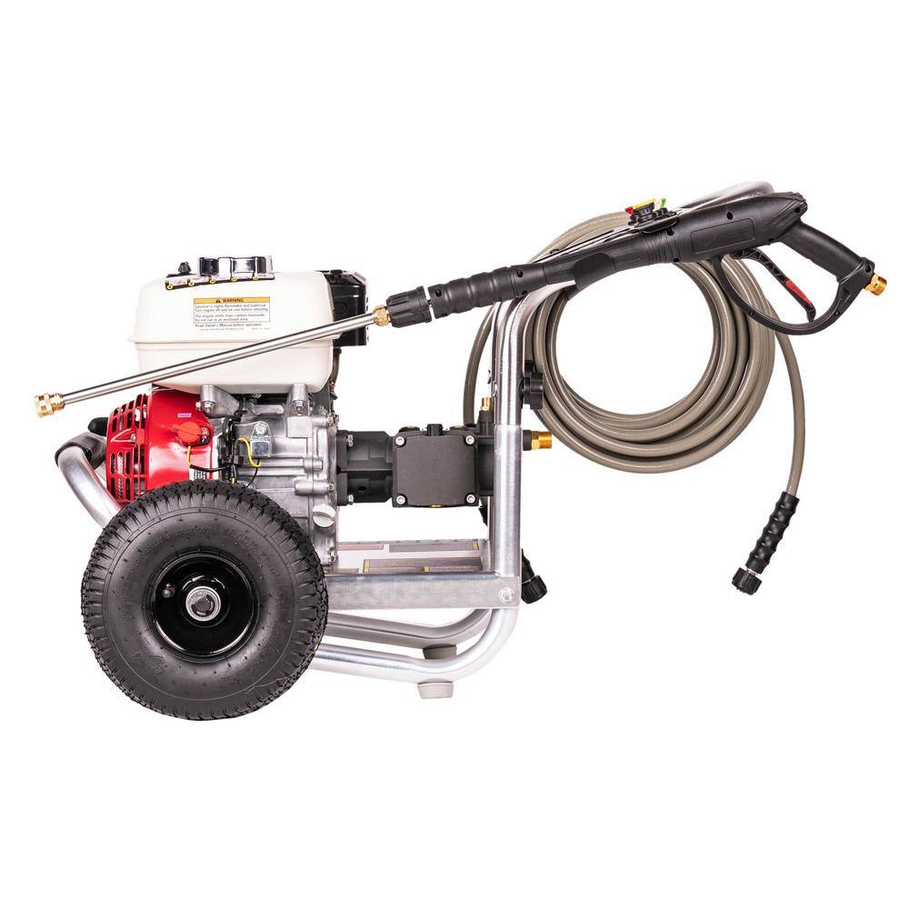 SIMPSON Aluminum 3600 PSI 2.5 GPM Gas Cold Water Pressure Washer with HONDA GX200 Engine ALH3425-S