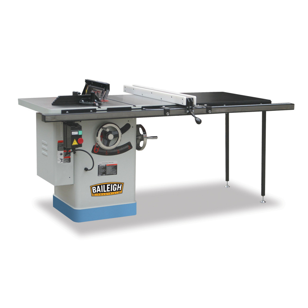 Baileigh TS-1040P-50-V Professional Cabinet Table Saw 3HP 10 ;