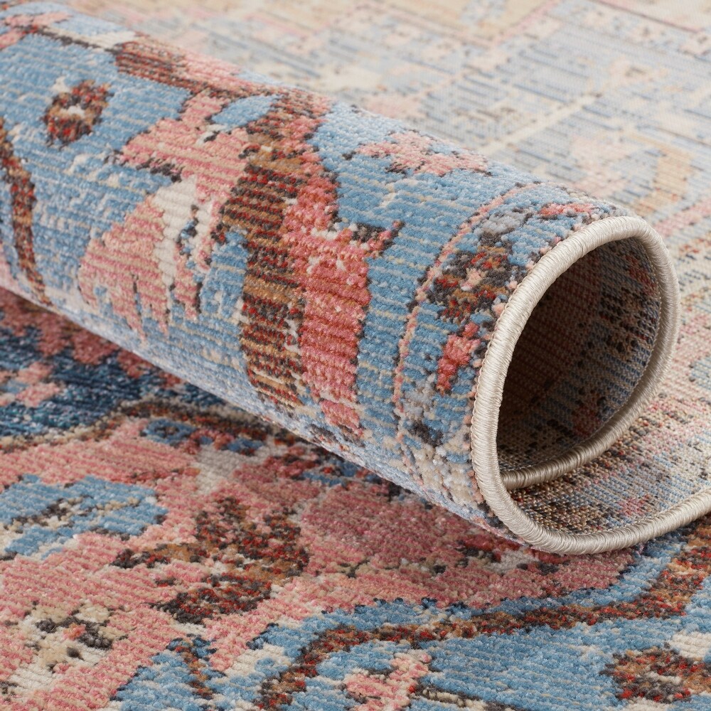 Diem Indoor/ Outdoor Medallion Area Rug