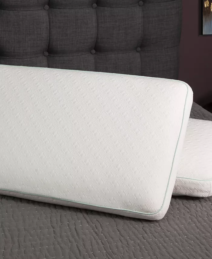 IntelliSLEEP Natural Comfort Traditional Memory Foam Pillow， Queen， Created For Macy's