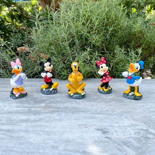 Disney 5pk Polyester Mini Garden Statuette Set