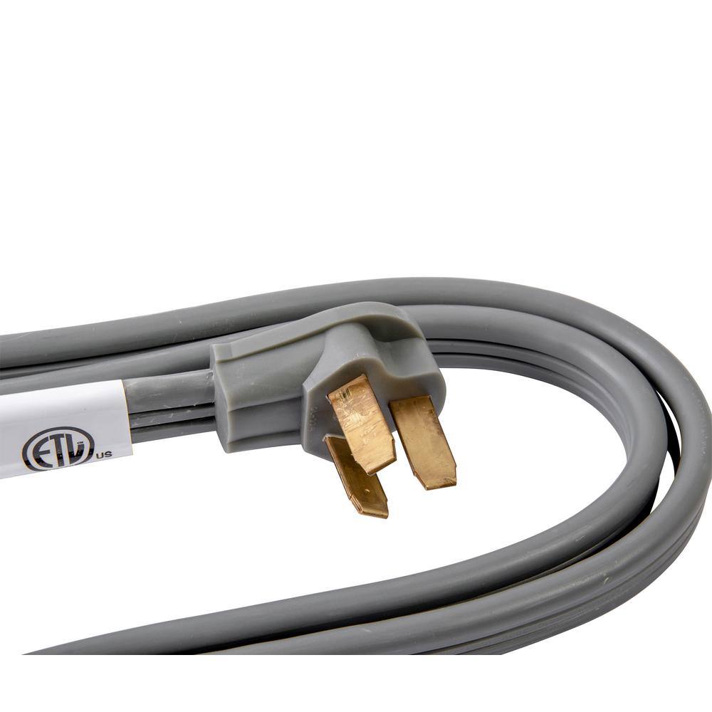 Bergen Industries 6 ft. 3-Wire Oven Range Replacement Cord Gray R628106