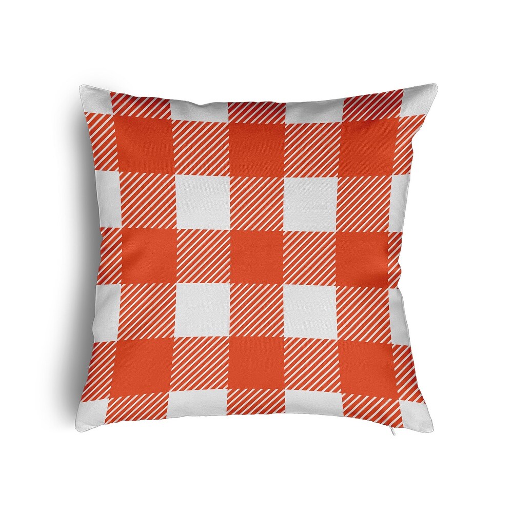 Buffalo Plaid Accent Pillow with Removable Insert